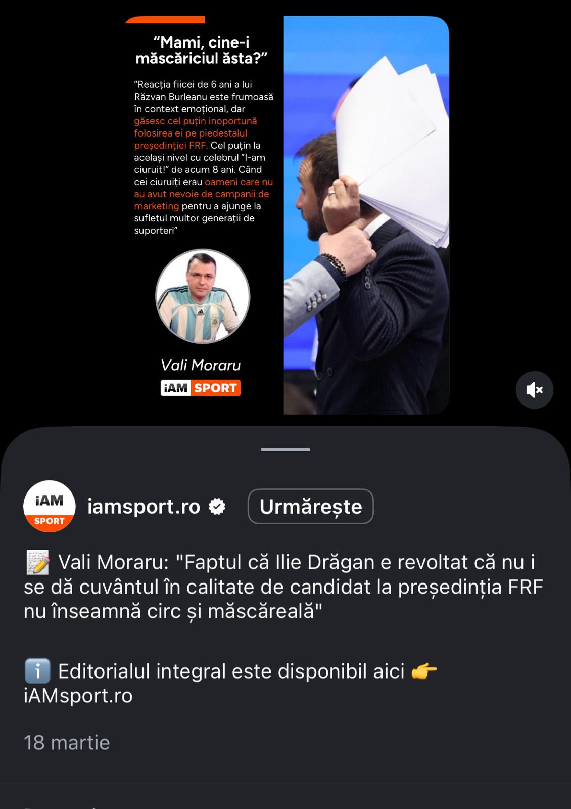 Reacție din spațiul public